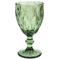 Jogo 6 Tacas 350ml De Vidro Diamond Verde 